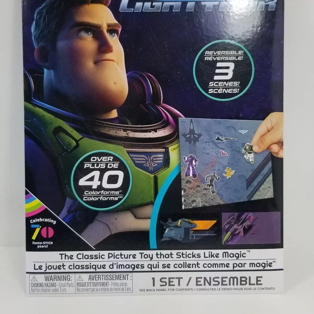 Buz Lightyear stickers over 40 stickers and one scene